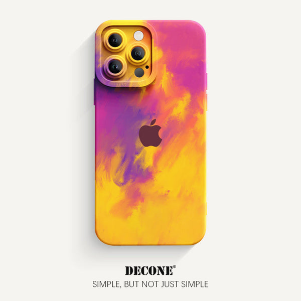 iPhone 12 MagSafe Series | Watercolor Series Pupil Liquid Silicone Phone Case