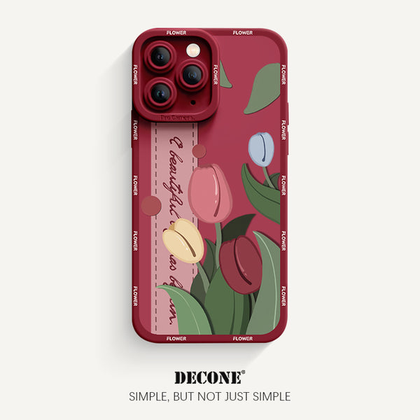 iPhone 11 Series | Flower Series Pupil Liquid Silicone Phone Case