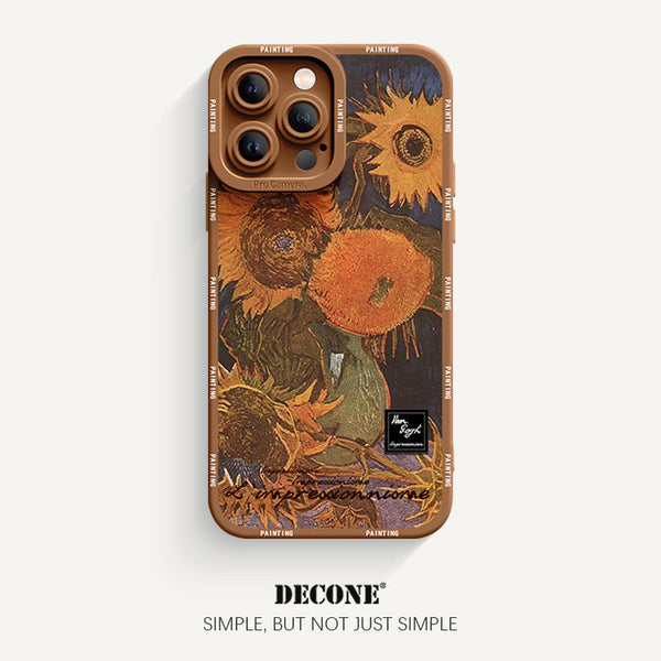 iPhone 12 Series | Oil Painting Series Pupil Liquid Silicone Phone Case