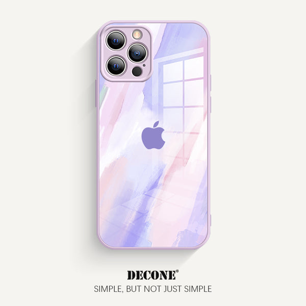 iPhone 12 Series | Watercolor Series Tempered Glass Phone Case