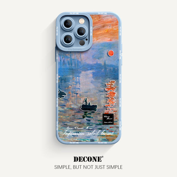 iPhone 14 MagSafe Series | Oil Painting Series Pupil Liquid Silicone Phone Case