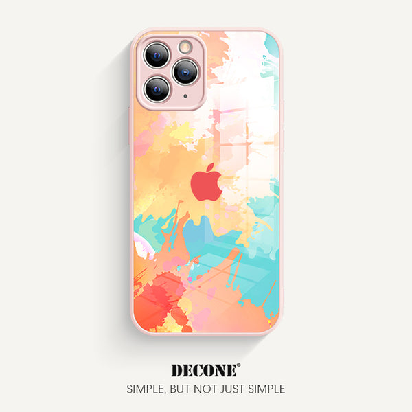 iPhone 11 Series | Watercolor Series Tempered Glass Phone Case