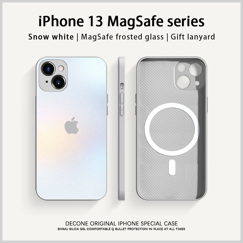 Decone iPhone 13 12 MagSafe Series Frosted glass phone case