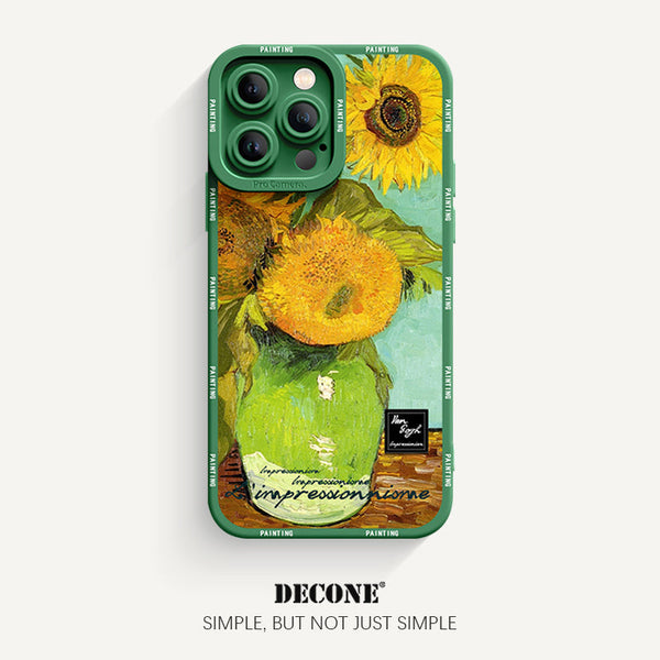 iPhone 13 MagSafe Series | Oil Painting Series Pupil Liquid Silicone Phone Case