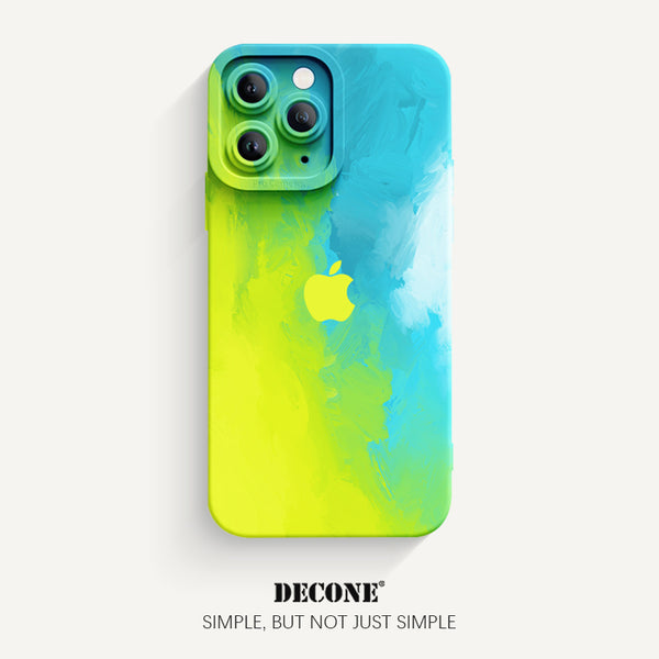 iPhone 11 Series | Watercolor Series Pupil Liquid Silicone Phone Case