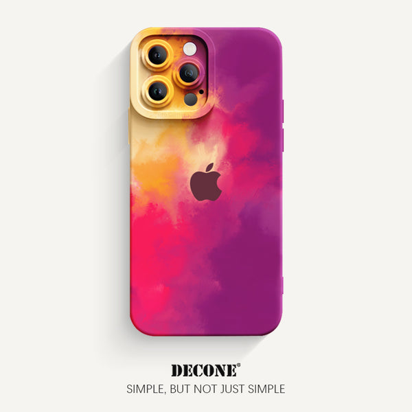 iPhone 14 Series | Watercolor Series Pupil Liquid Silicone Phone Case