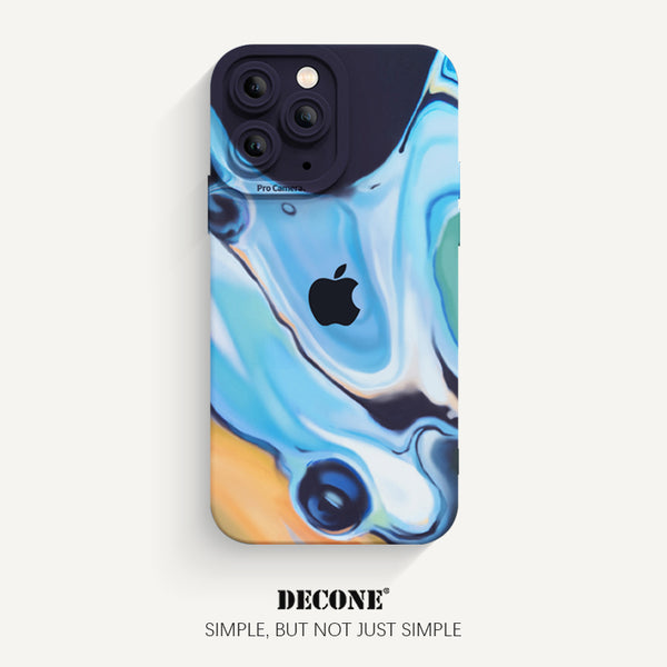 iPhone 11 Series | Watercolor Series Pupil Liquid Silicone Phone Case