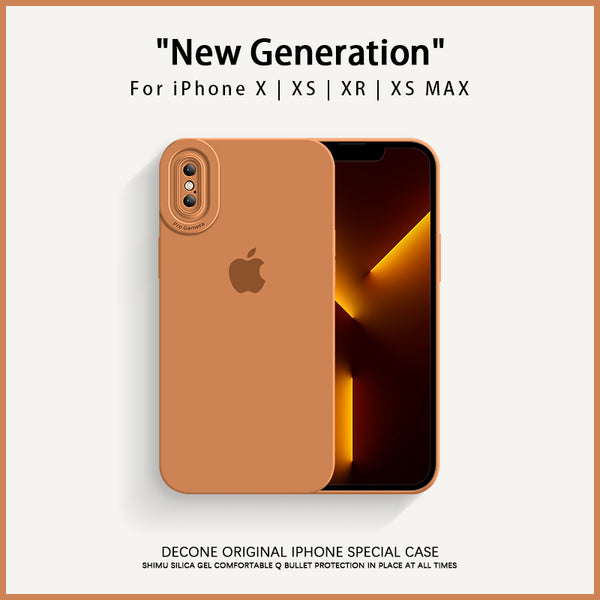 【Decone】iPhone X Series | Pupil liquid silicone phone case (gift lanyard)