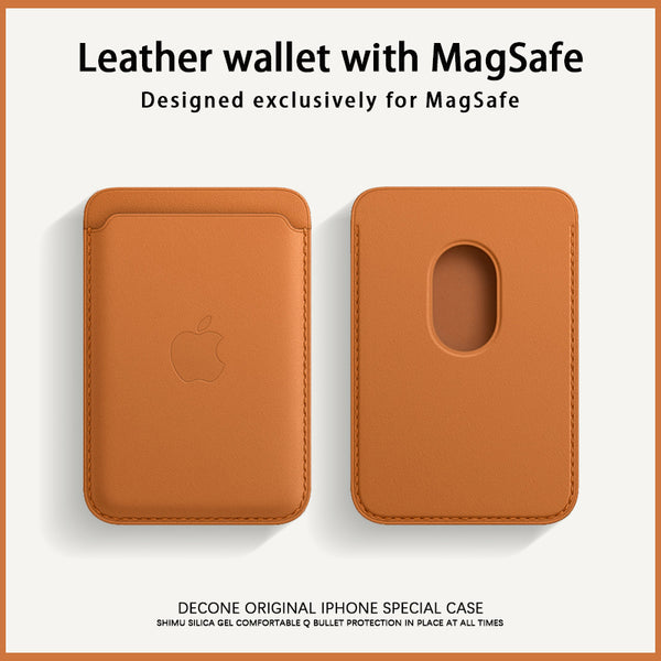 【Decone】MagSafe Series | Leather wallet with MagSafe