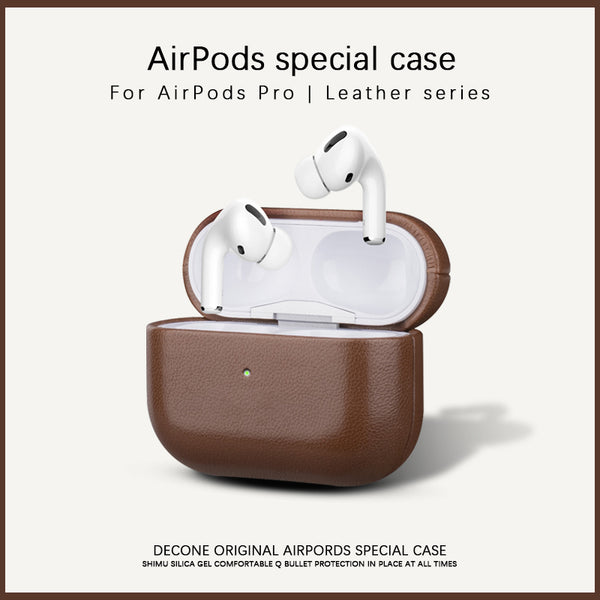 【Decone】AirPods Pro | Leather series Liquid silicone protective sleeve