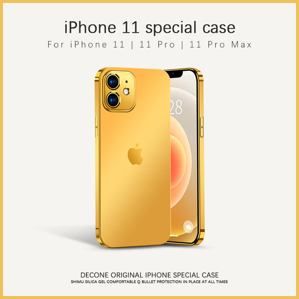 【Decone】iPhone 11 Electroplated Frosted Protective Case (Gift lanyard)