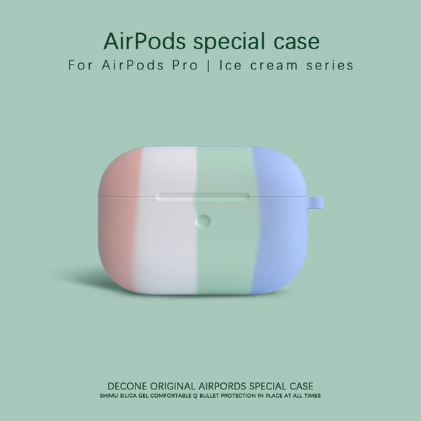 【Decone】AirPods Pro |  Ice cream Liquid silicone protective sleeve