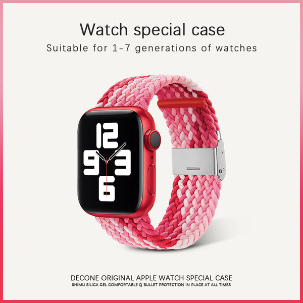 【Decone】Apple Watch Series |  Z texture nylon woven strap (Watch clasp series)